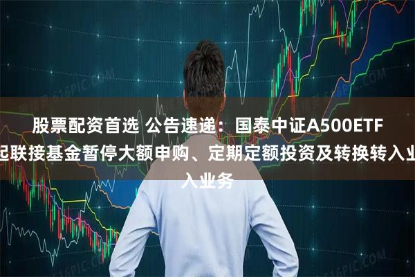 股票配资首选 公告速递：国泰中证A500ETF发起联接基金暂停大额申购、定期定额投资及转换转入业务