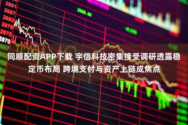 同顺配资APP下载 宇信科技密集接受调研透露稳定币布局 跨境支付与资产上链成焦点